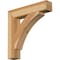 Ekena Millwork Thorton Block Rough Sawn Bracket, Western Red Cedar, 4"W x 22"D x 22"H BKT04X22X22THR05RWR - alternate 1
